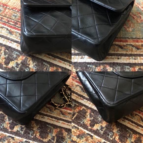 SOLD***Chanel Vintage Classic Medium Double Flap Bag - Picture 9 of 14